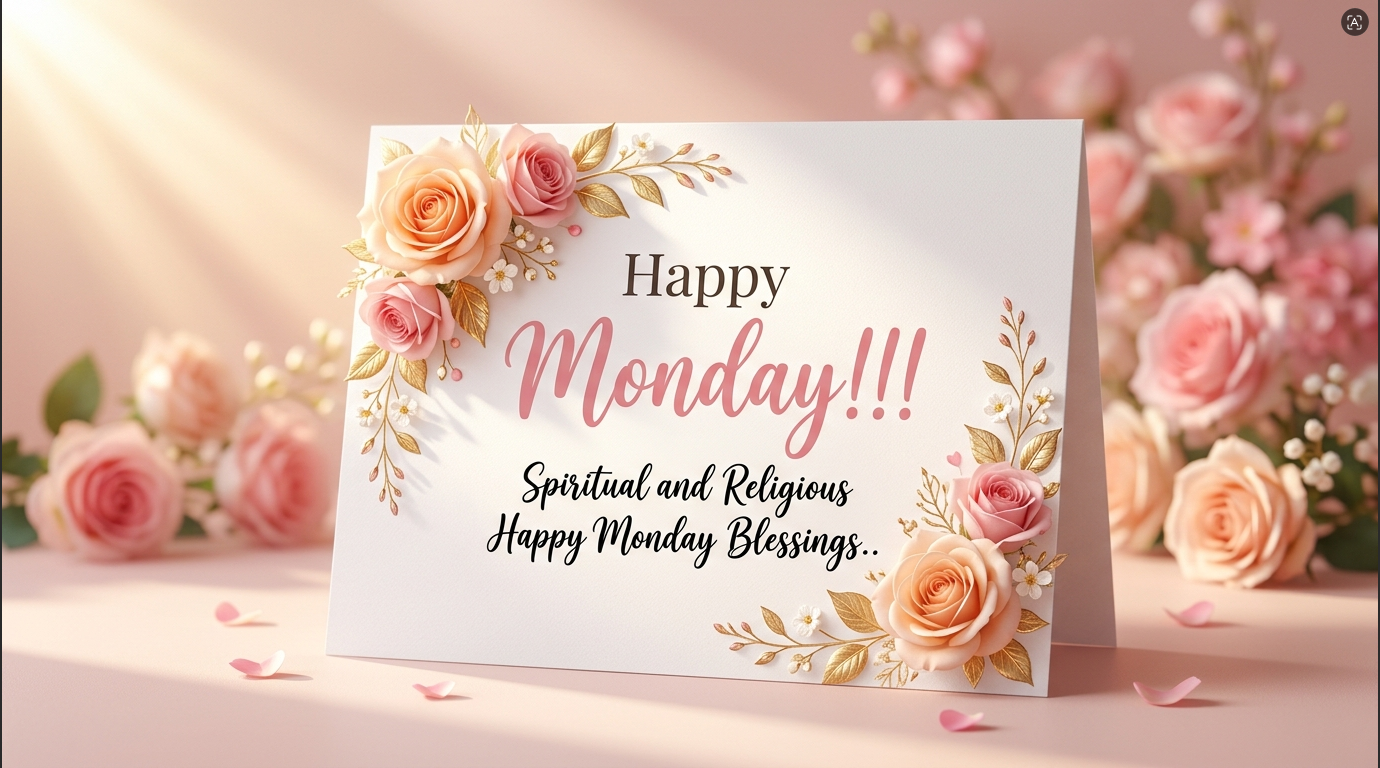 Spiritual and Religious Happy Monday Blessings
