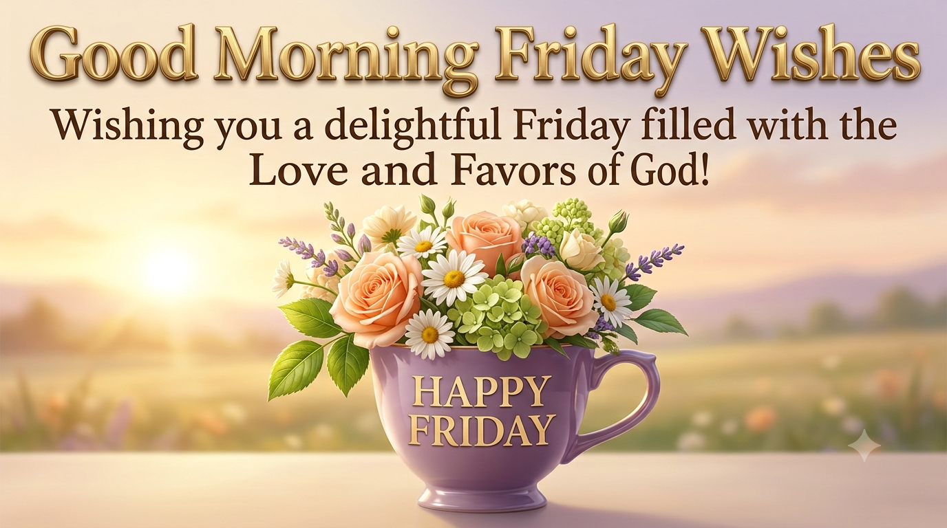 Good Morning Friday Wishes