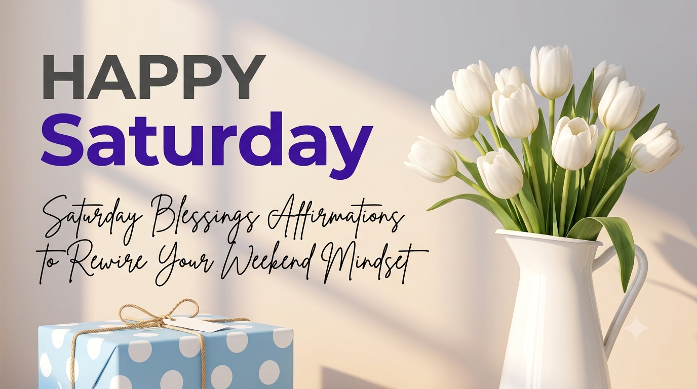 Saturday Blessings Affirmations to Rewire Your Weekend Mindset