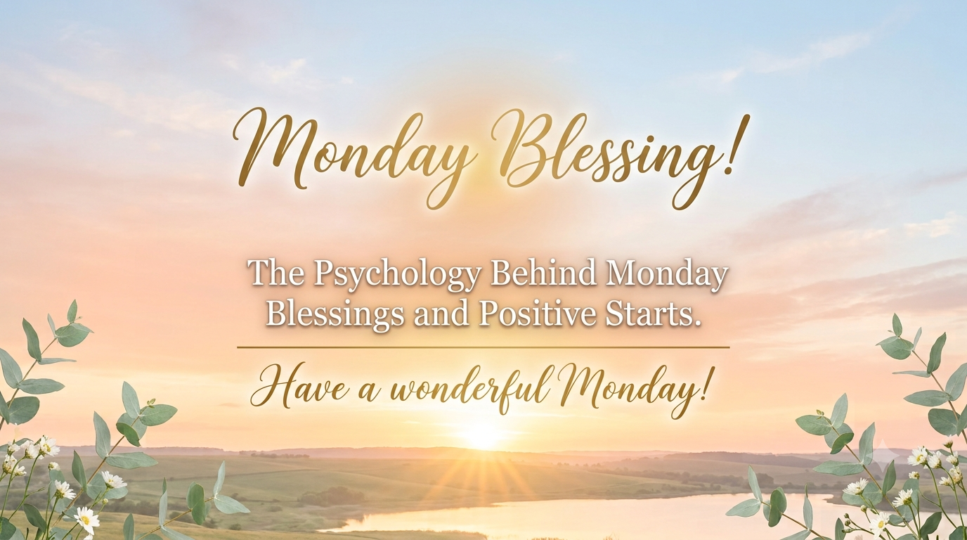 The Psychology Behind Monday Blessings and Positive Starts 