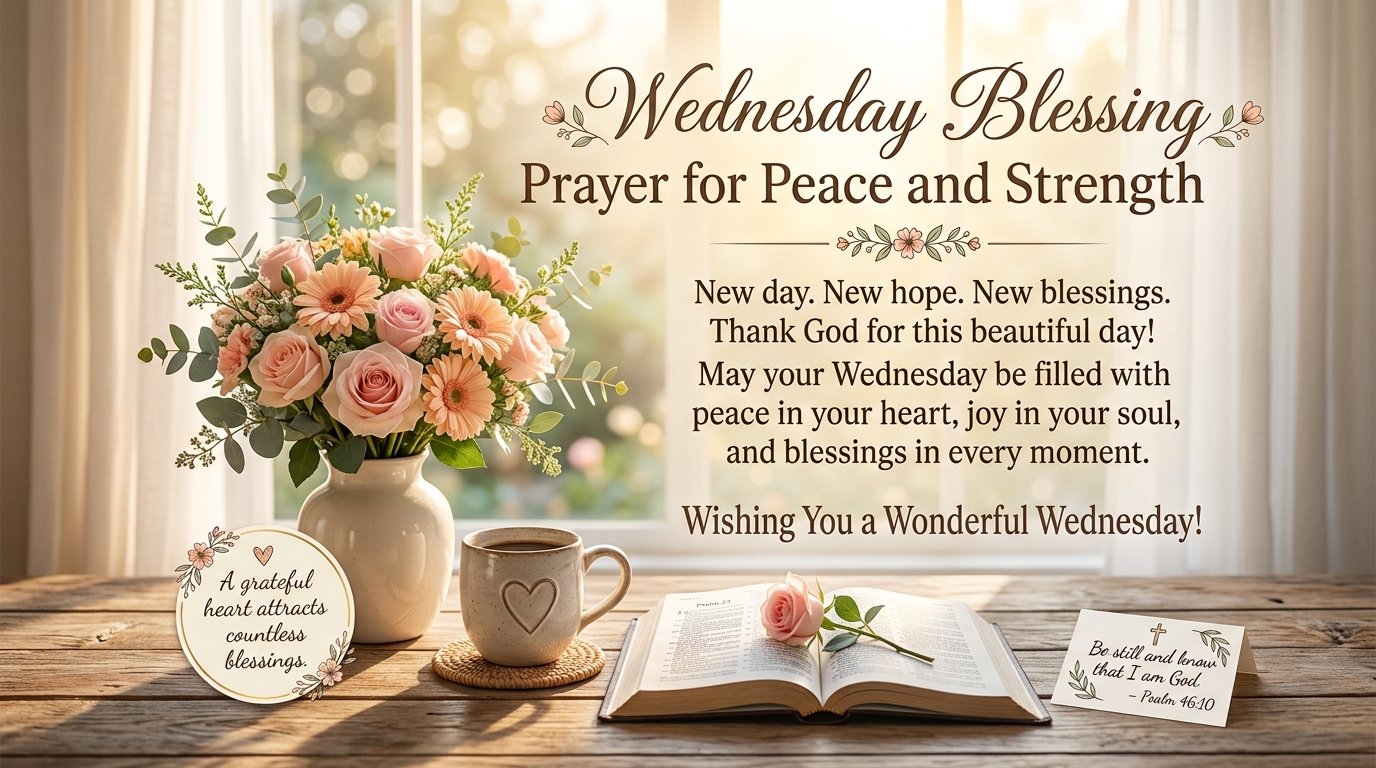 Wednesday Blessing Prayer for Peace and Strength