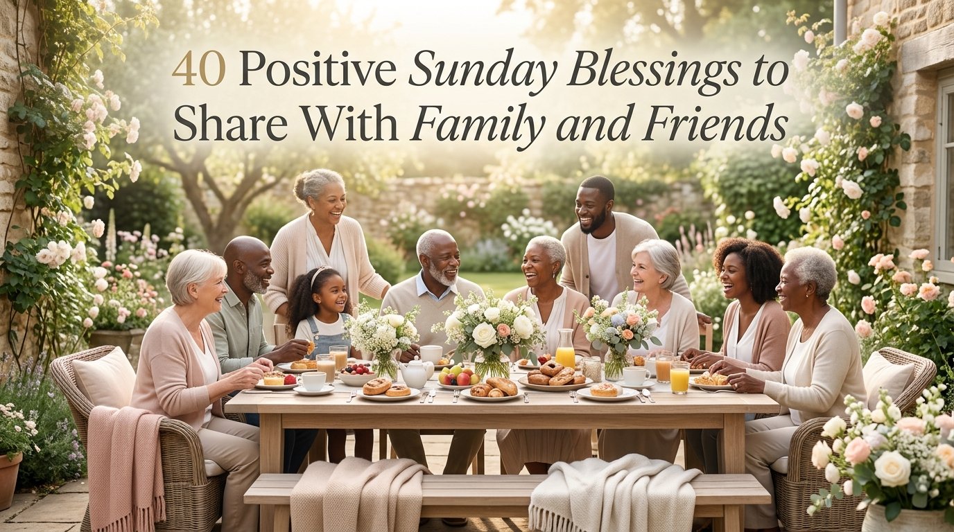 40 Positive Sunday Blessings to Share With Family and Friends
