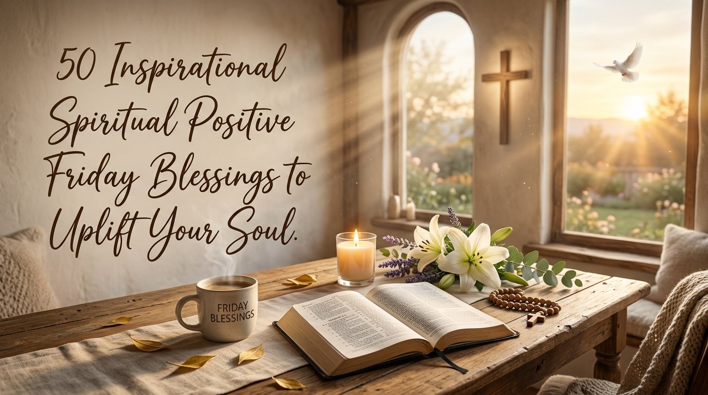 50 Inspirational Spiritual Positive Friday Blessings to Uplift Your Soul