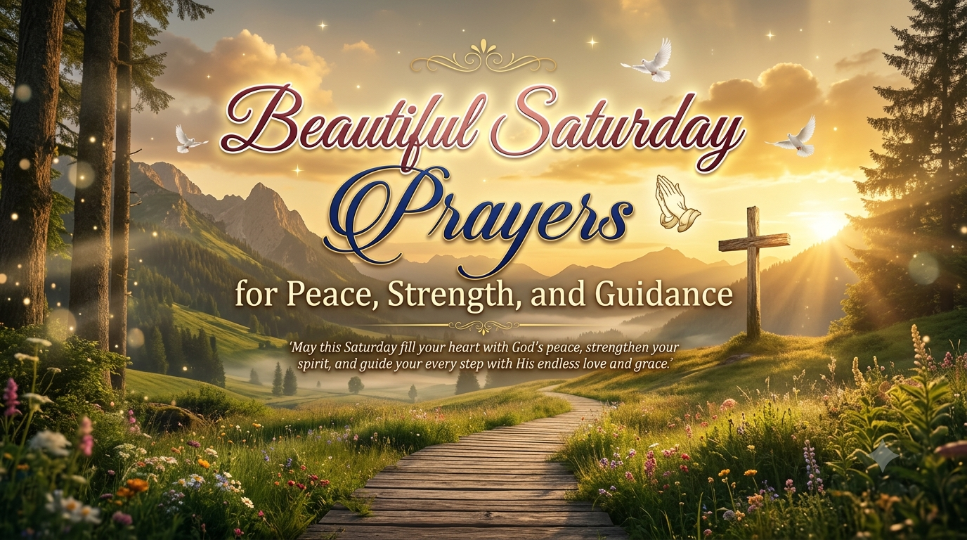 Beautiful Saturday Prayers for Peace, Strength, and Guidance