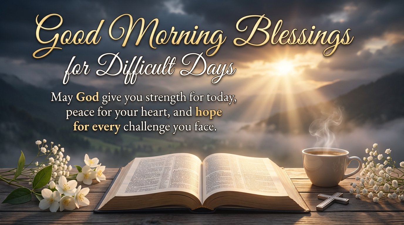 Good Morning Blessings for Difficult Days