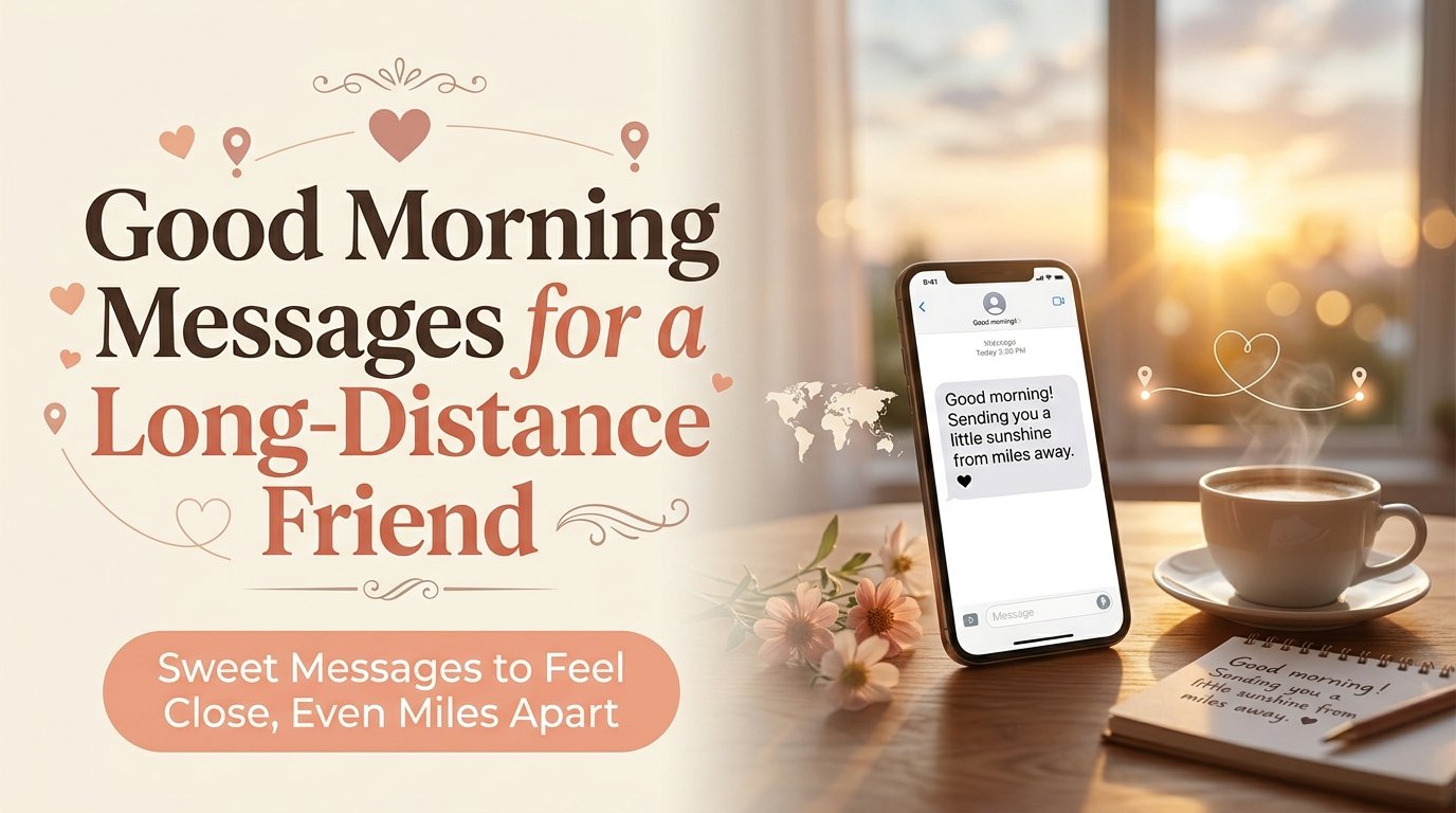Good Morning Messages for a Long-Distance Friend