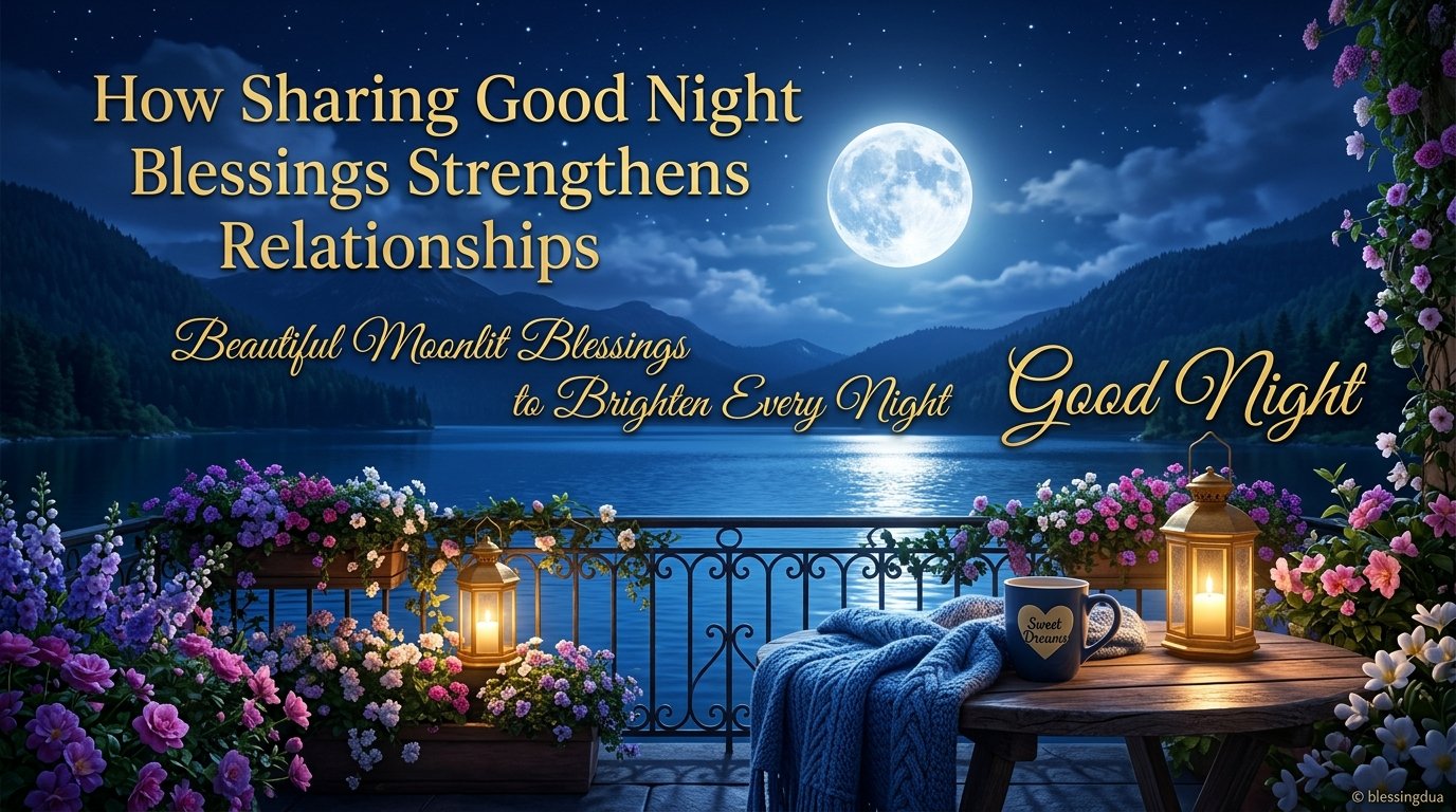 How Sharing Good Night Blessings Strengthens Relationships