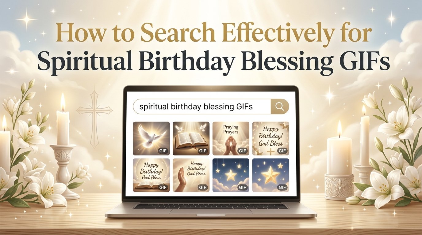 How to Search Effectively for Spiritual Birthday Blessing GIFs