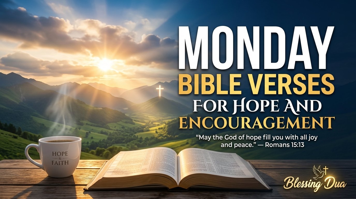 Monday Bible Verses for Hope and Encouragement