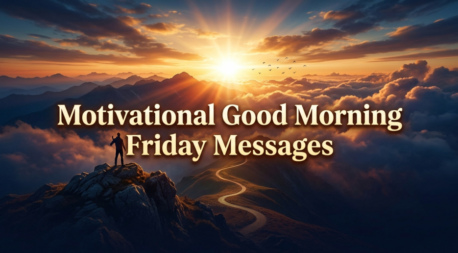 Motivational Good Morning Friday Messages