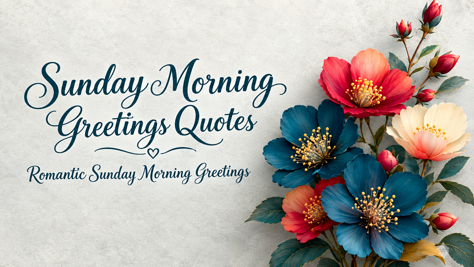Romantic Sunday Morning Greetings