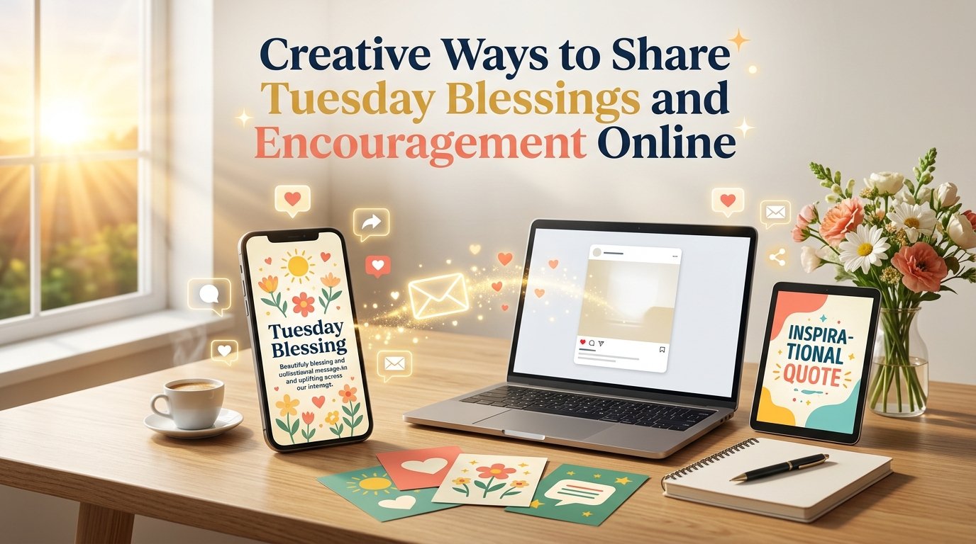 Creative Ways to Share Tuesday Blessings and Encouragement Online