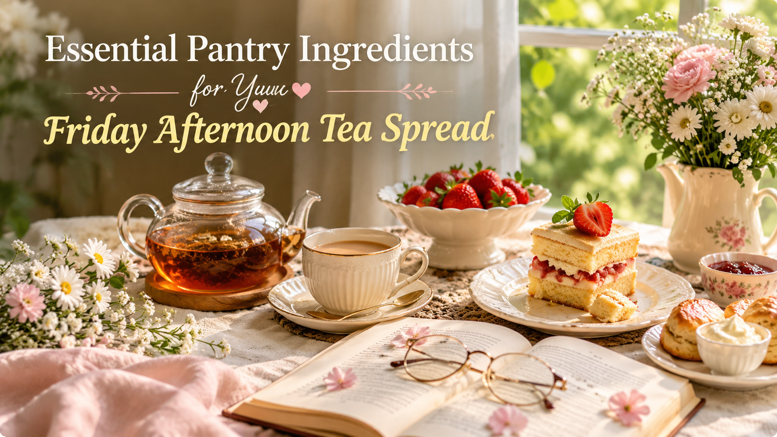 Essential Pantry Ingredients for Your Friday Afternoon Tea Spread