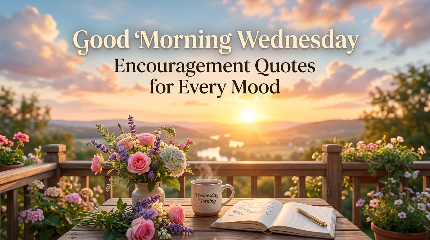 Good Morning Wednesday Encouragement Quotes for Every Mood