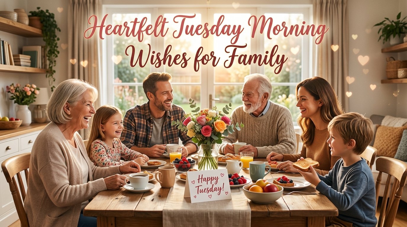 Heartfelt Tuesday Morning Wishes for Family