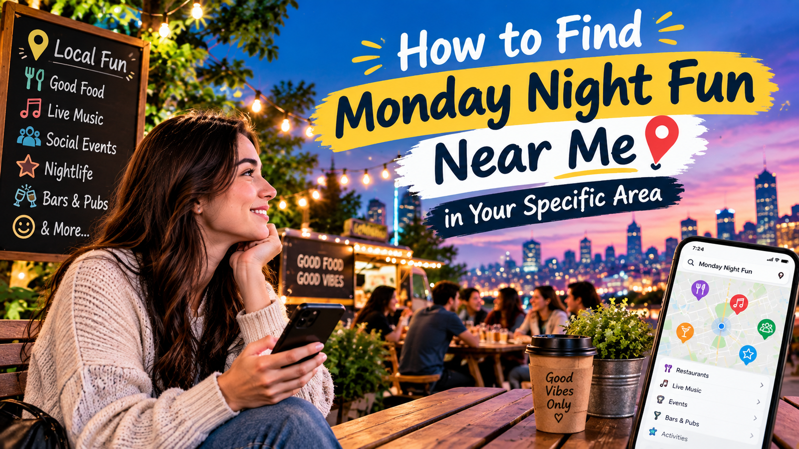 How to Find Monday Night Fun Near Me in Your Specific Area