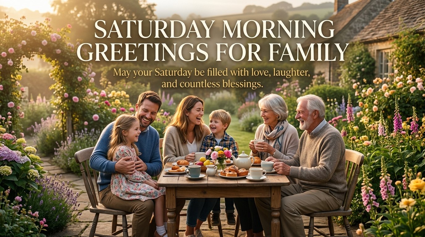 Saturday Morning Greetings for Family