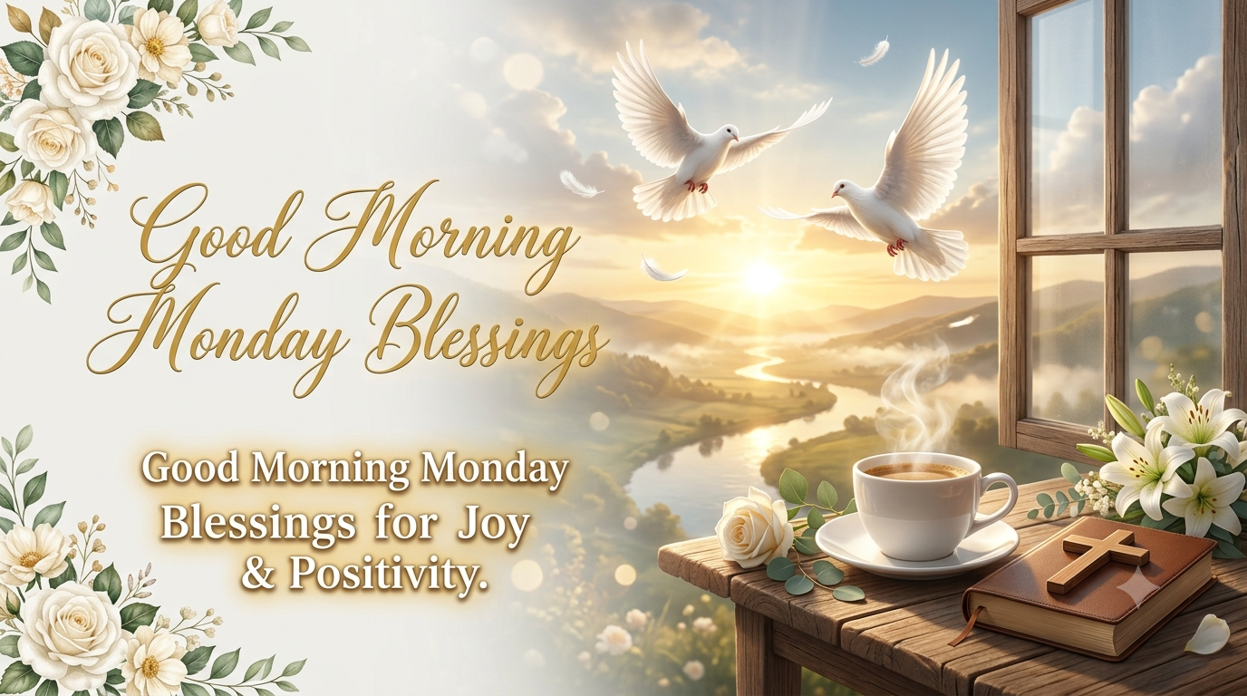 Good Morning Monday Blessings for Joy & Positivity