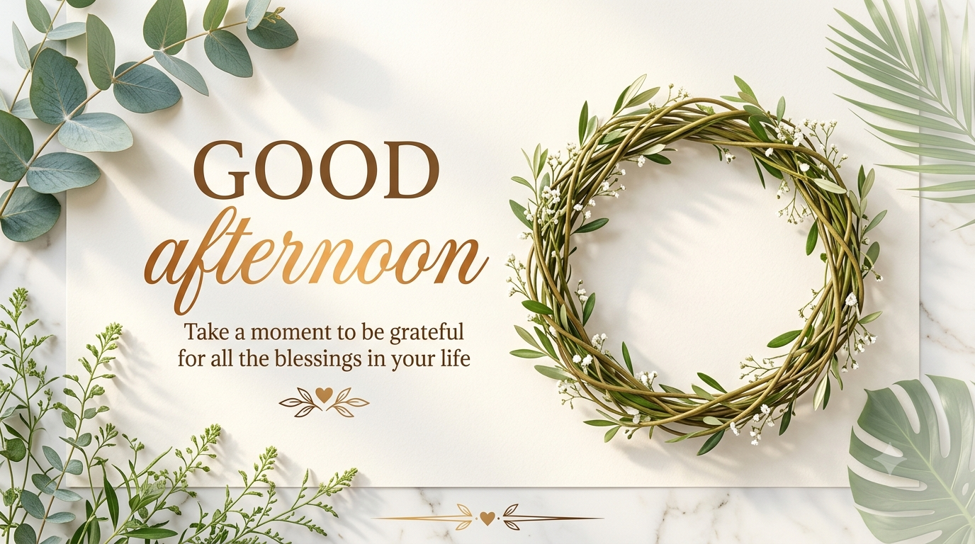 Good Afternoon Blessings Quotes