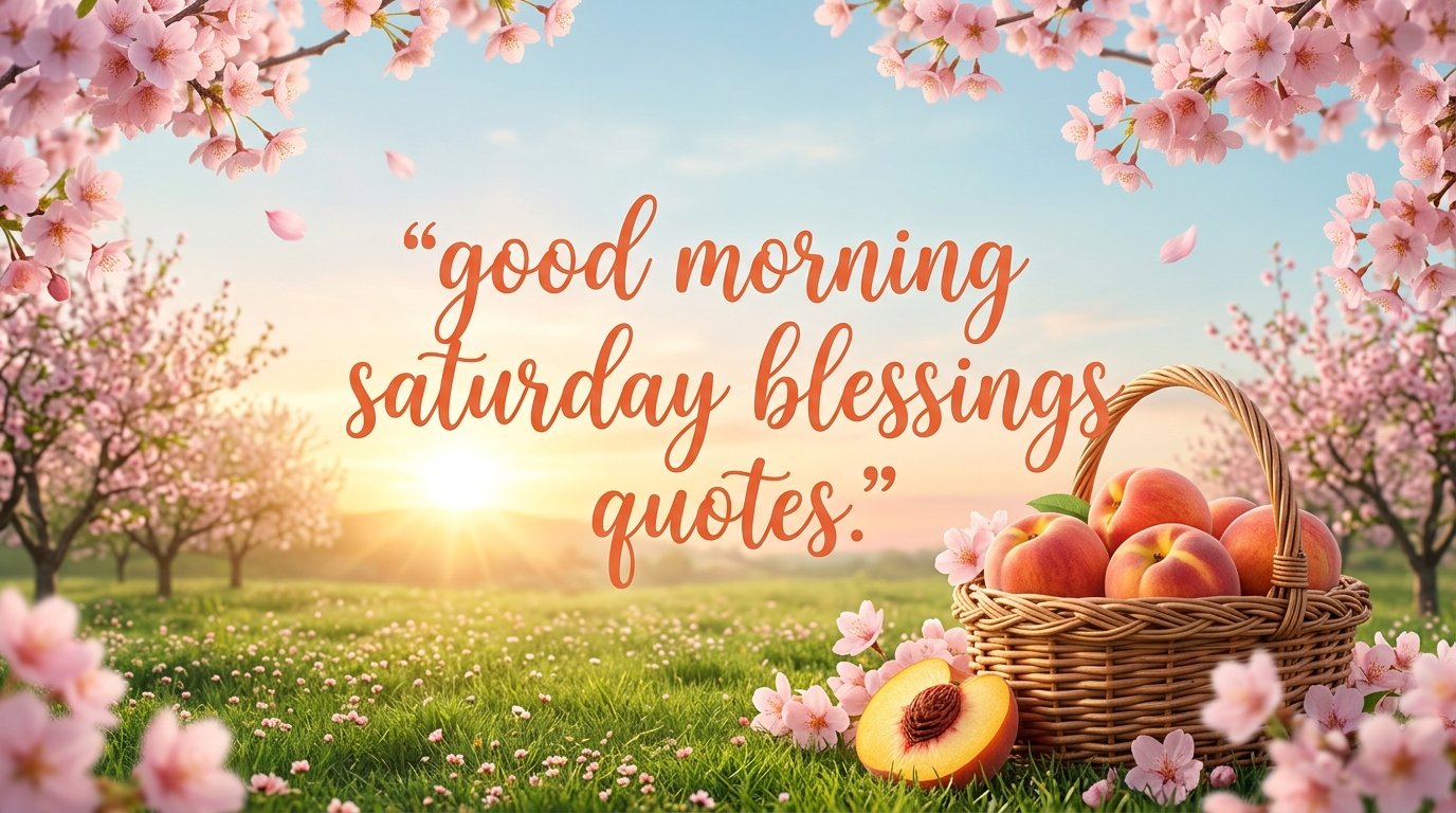 good morning saturday blessings quotes