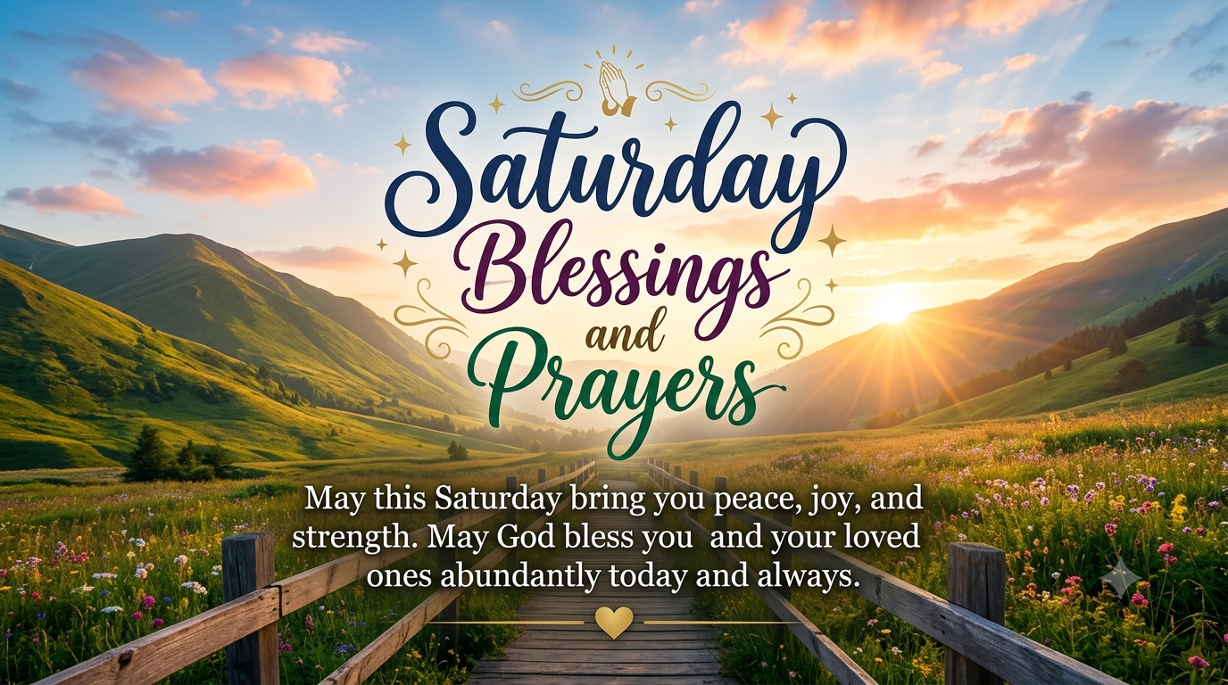 Saturday Blessings and Prayers
