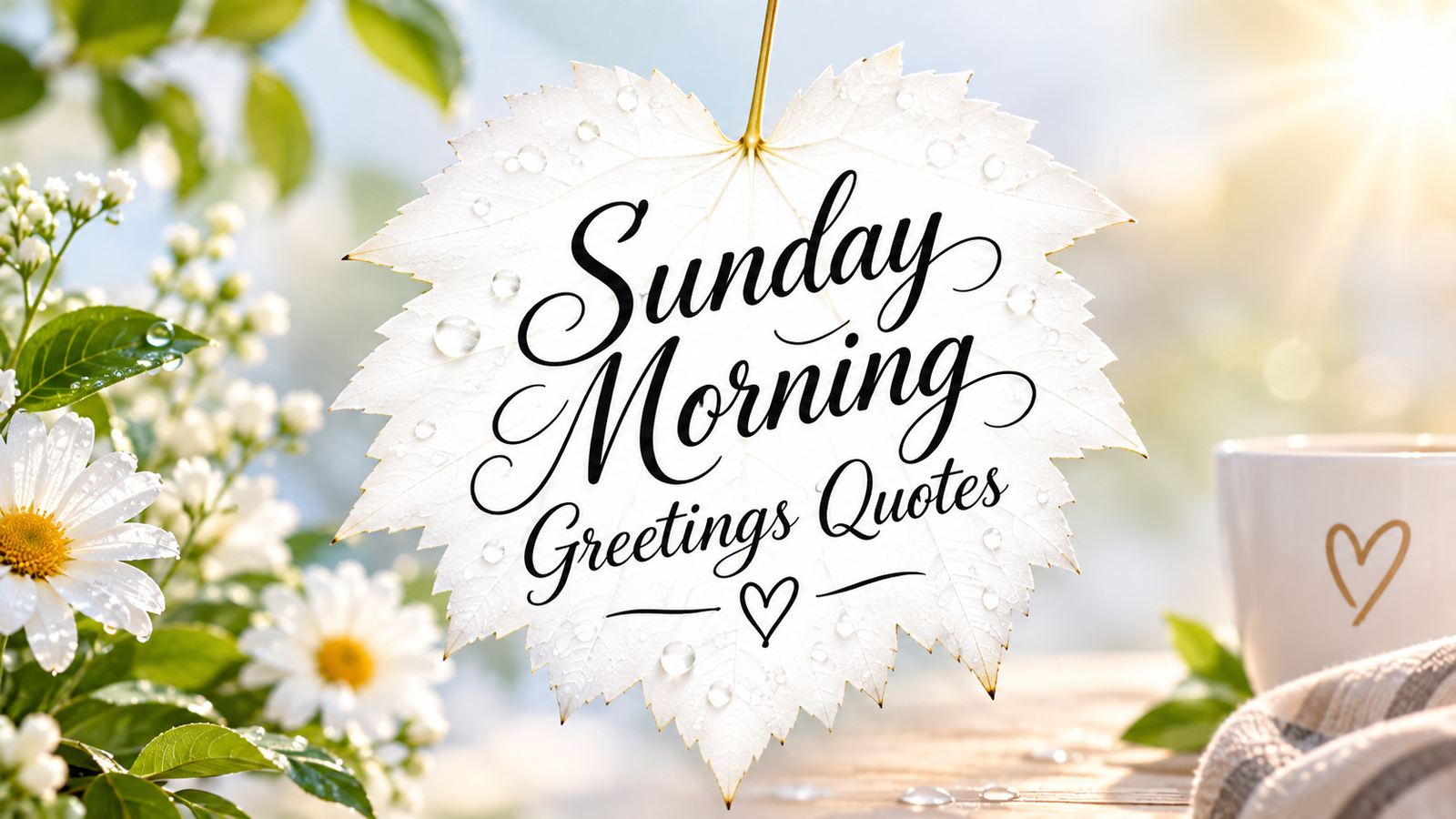 sunday morning greetings quotes