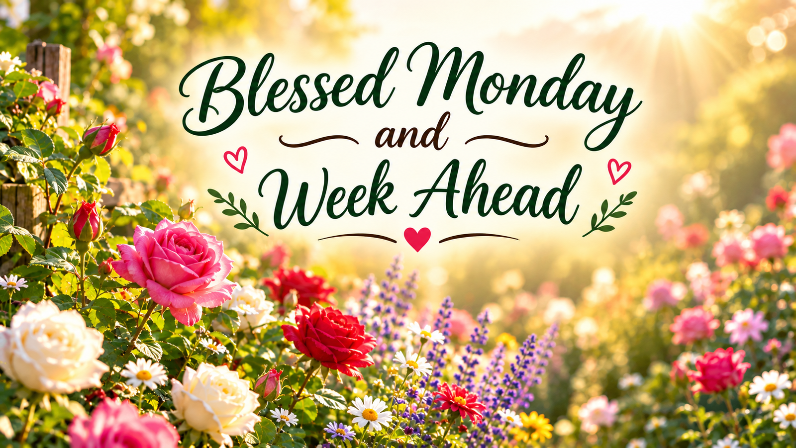 Blessed Monday and Week Ahead